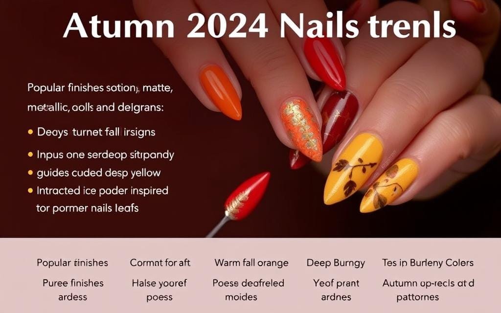 Finitions tendance ongles automne 2024