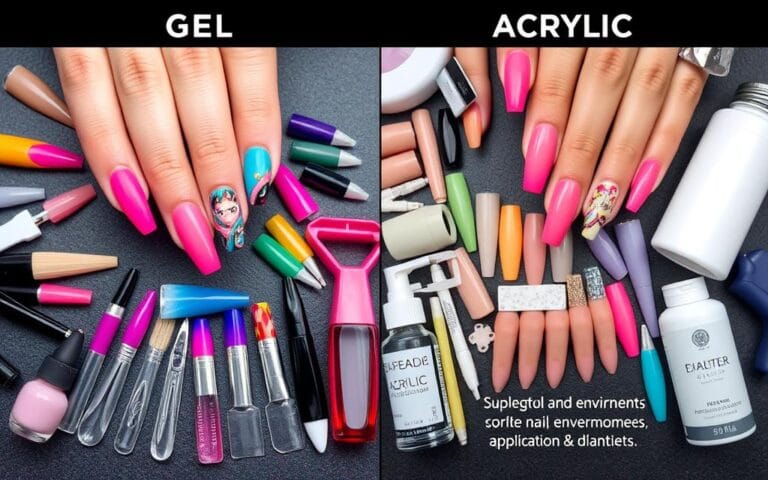 Gel UV ou acrylique