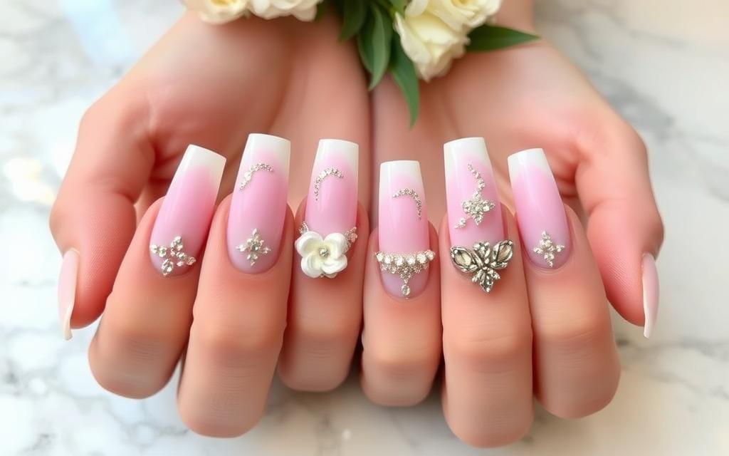 ongle french pour mariage